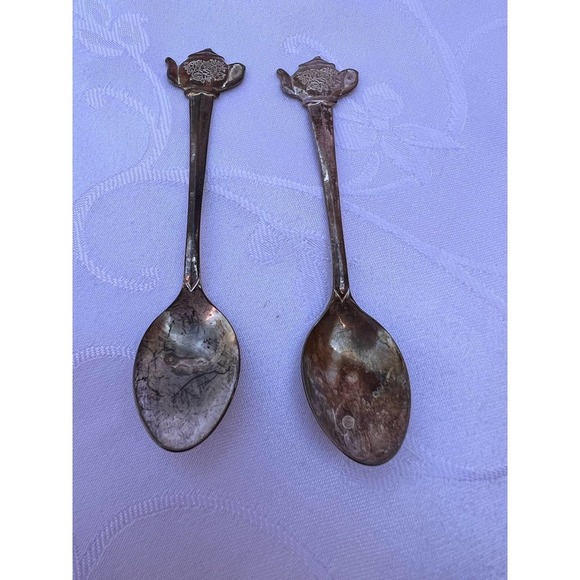 Set of two miniature spoons - Picture 6 of 6